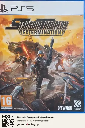 Starship Troopers: Extermination PlayStation 5, Germany box front