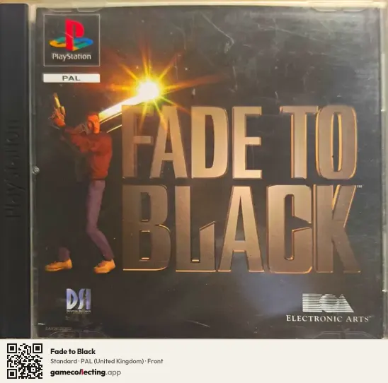 Fade to Black PlayStation, United Kingdom box front