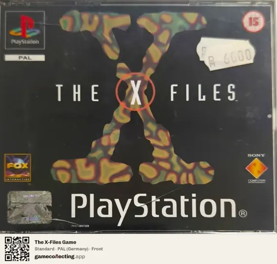 The X-Files Game PlayStation, Germany box front