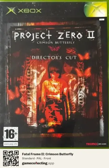 Fatal Frame II: Crimson Butterfly Xbox, PAL box front
