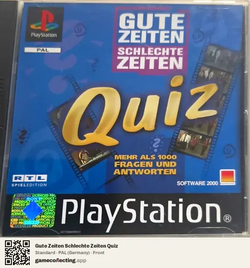 Gute Zeiten Schlechte Zeiten Quiz PlayStation, Germany box front
