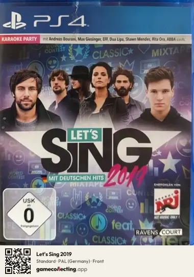 Let's Sing 2019 PlayStation 4, Germany box front