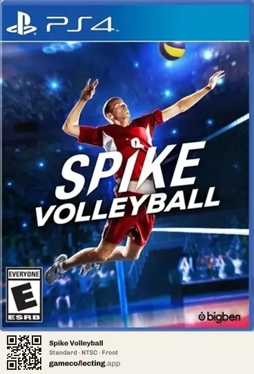 Spike Volleyball PlayStation 4, NTSC box front