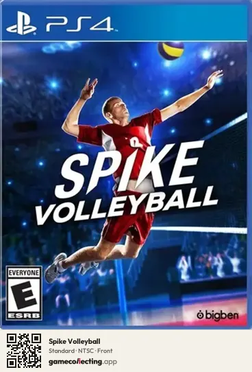 Spike Volleyball PlayStation 4, NTSC box front