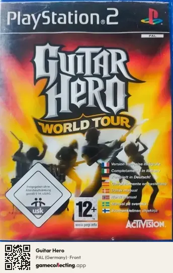 Guitar Hero PlayStation 2, Germany box front