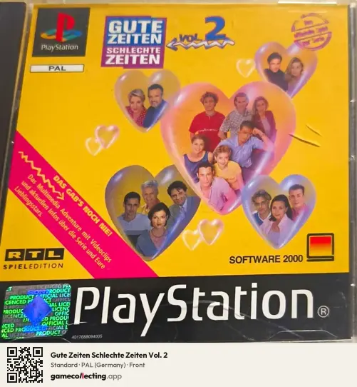 Gute Zeiten Schlechte Zeiten Vol. 2 PlayStation, Germany box front