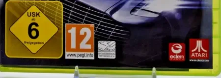 Test Drive Unlimited 2, the USK square on its front