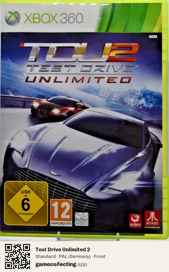 Test Drive Unlimited 2 Xbox 360, Germany box front