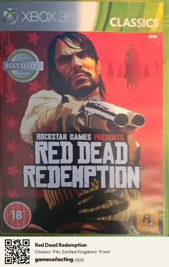 Red Dead Redemption Xbox 360, United Kingdom box front