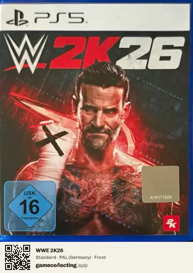 WWE 2K26 PlayStation 5, Germany box front
