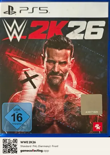 WWE 2K26 PlayStation 5, Germany box front