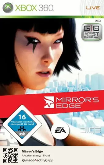 Mirror's Edge Xbox 360, Germany box front