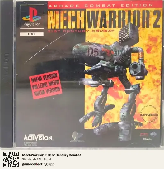 MechWarrior 2: 31st Century Combat PlayStation, PAL box front
