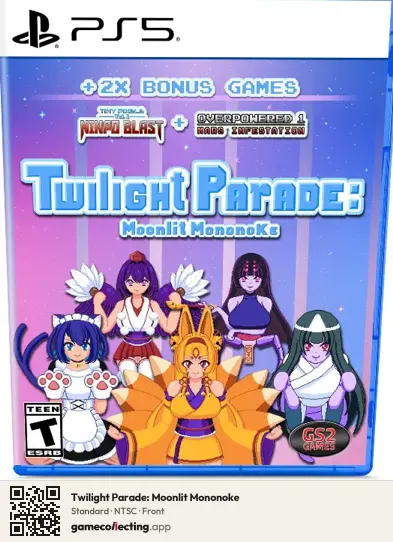Twilight Parade: Moonlit Mononoke PlayStation 5, NTSC box front