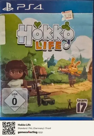 Hokko Life PlayStation 4, Germany box front