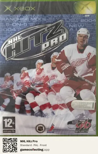 NHL Hitz Pro Xbox, PAL box front
