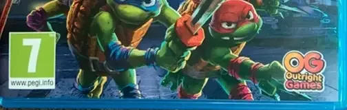 Teenage Mutant Ninja Turtles: Mutants Unleashed, the PEGI square on its front