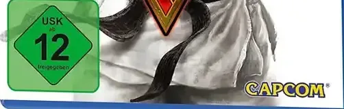 Street Fighter V, the USK square on its front
