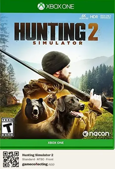 Hunting Simulator 2 Xbox One, NTSC box front