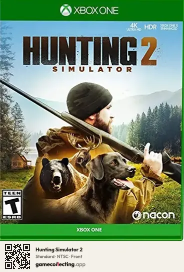 Hunting Simulator 2 Xbox One, NTSC box front