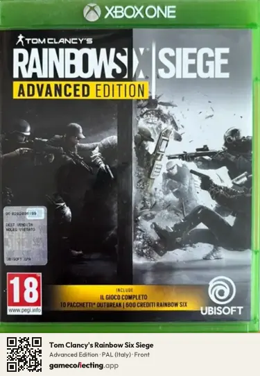 Tom Clancy's Rainbow Six Siege Xbox One, Italy box front