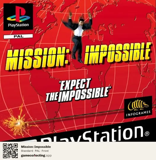 Mission: Impossible PlayStation, PAL box front