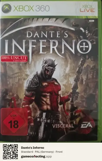 Dante's Inferno Xbox 360, Germany box front
