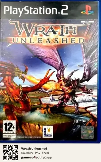 Wrath Unleashed PlayStation 2, PAL box front