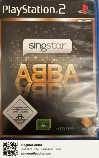 SingStar ABBA PlayStation 2, Germany box front