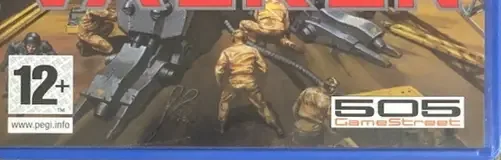 Assault Suits Valken, the PEGI square on its front