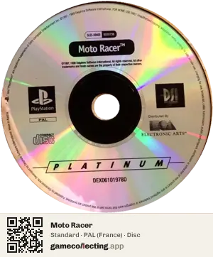 Moto Racer PlayStation, PAL disc