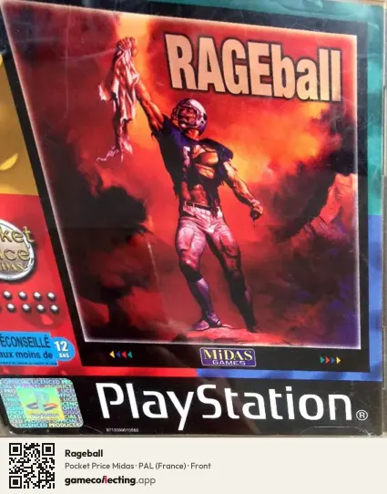 Rageball PlayStation, France box front