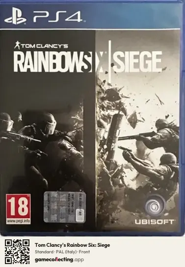 Tom Clancy's Rainbow Six: Siege PlayStation 4, Italy box front