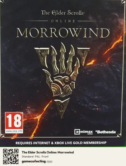 The Elder Scrolls Online: Morrowind Xbox One, PAL box front
