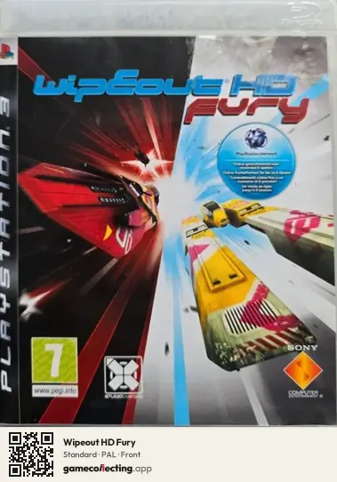 Wipeout HD Fury PlayStation 3, PAL box front