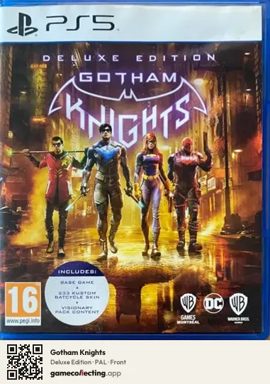 Gotham Knights PlayStation 5, PAL box front