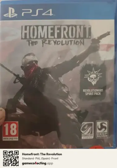 Homefront: The Revolution PlayStation 4, Spain box front