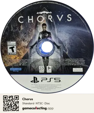 Chorus PlayStation 5, NTSC disc