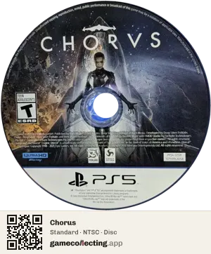 Chorus PlayStation 5, NTSC disc