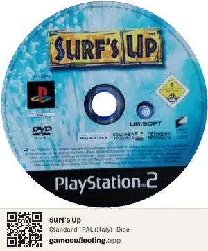 Surf's Up PlayStation 2, PAL disc