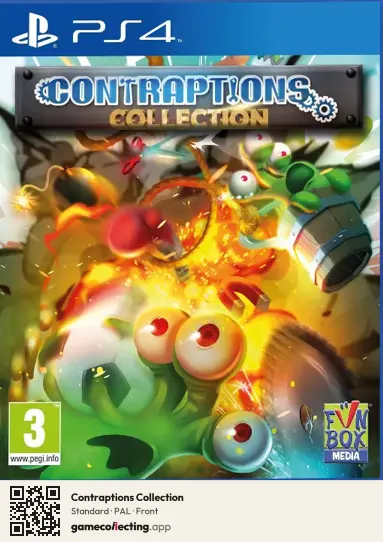 Contraptions Collection PlayStation 4, PAL box front