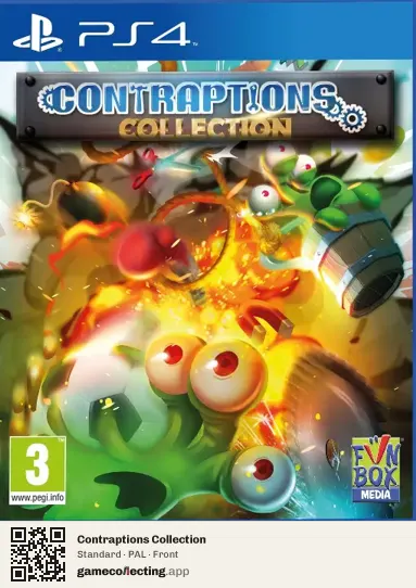 Contraptions Collection PlayStation 4, PAL box front