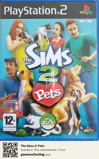 The Sims 2: Pets PlayStation 2, Switzerland box front