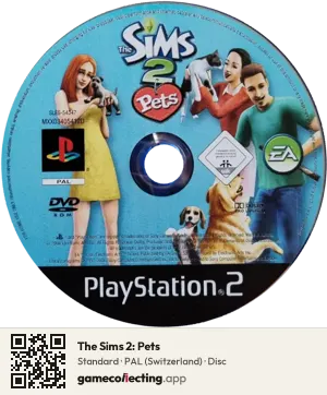 The Sims 2: Pets PlayStation 2, PAL disc