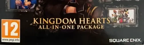 Kingdom Hearts All-in-One Package, the PEGI square on its front