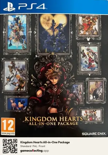 Kingdom Hearts All-in-One Package PlayStation 4, PAL box front