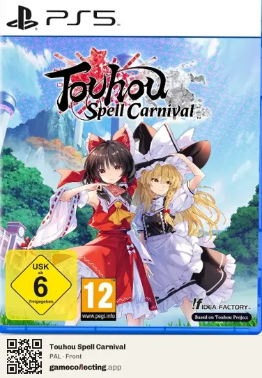 Touhou Spell Carnival PlayStation 5, PAL box front