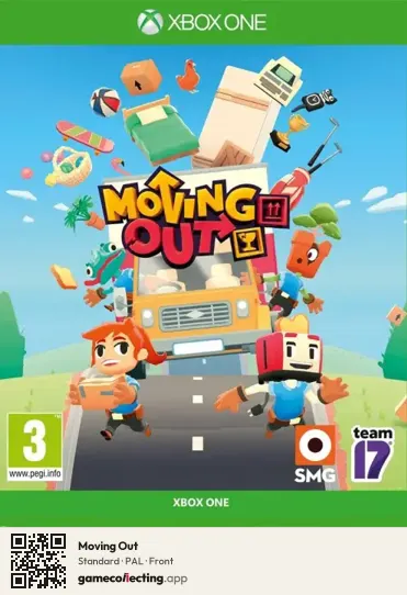 Moving Out Xbox One, PAL box front