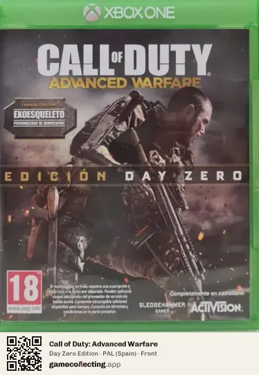 Call of Duty: Advanced Warfare Xbox One, Spain box front