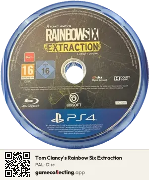 Tom Clancy's Rainbow Six Extraction PlayStation 4, PAL disc